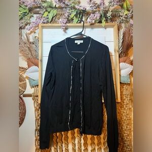 Authentic Burberry 70% silk cardigan size XL